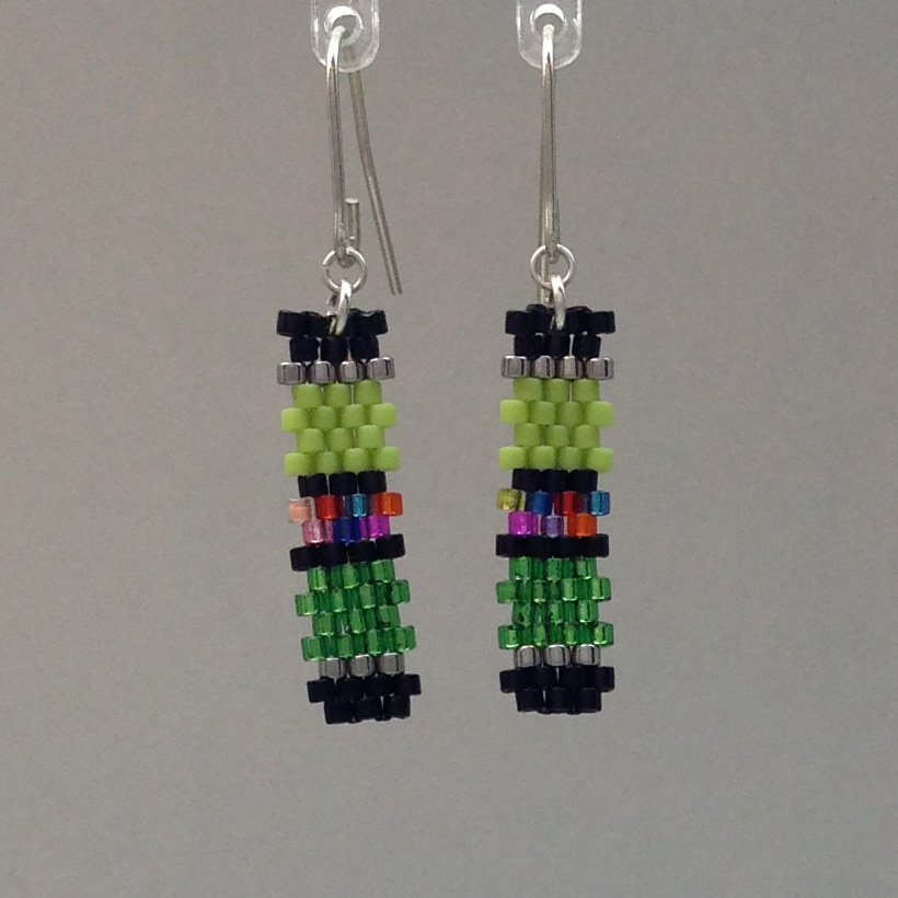 Medium Earring Lime/Greem